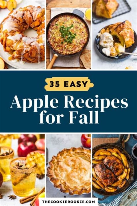 35+ Apples Recipes for Fall (Sweet & Savory) - The Cookie Rookie®