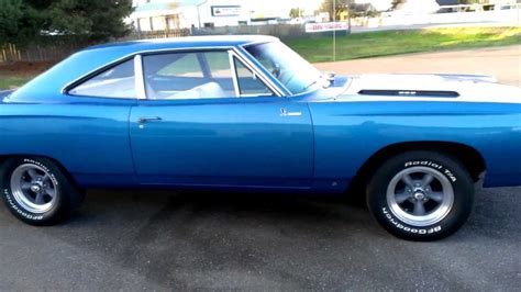 1968 Plymouth Road Runner Blue Youtube