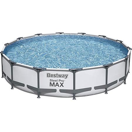 Bestway BW56416GB 21 Steel Pro Round Frame Swimming Pool With Filter