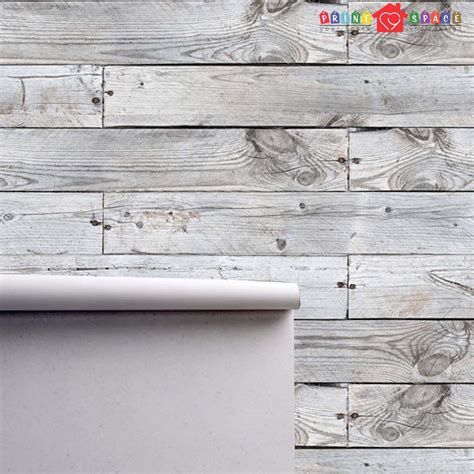 Gray Vintage Barnwood Shiplap Wallpaper Traditional Non Woven Etsy