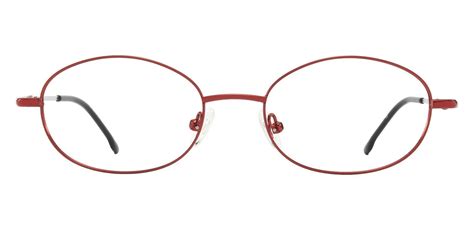 Calera Oval Prescription Glasses Red Women S Eyeglasses Payne Glasses