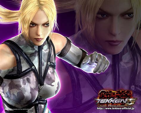 Nina Williams Fighting Action Video Game Tekken Dark Resurrection