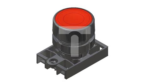 Napęd przycisku z samopowrotem czerwony W0 N NEF22 K C PROMET TIM SA
