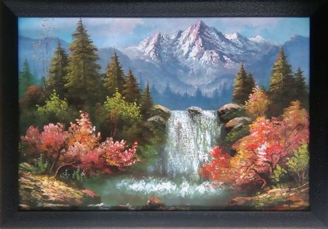 Shree Handicraft Beautiful Waterfall Nature Scenery Poster Photo Frame