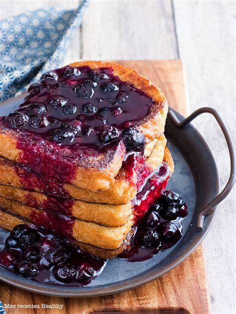 Pain Perdu Brioché à La Liqueur Damande Et Confiture Maison