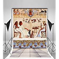 Laeacco 5x7ft Vinyl Backdrop Photography Background Egyptian Mural