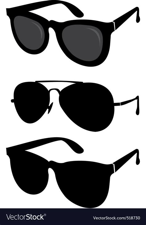 Classical and sport sunglasses Royalty Free Vector Image