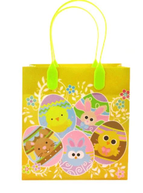 Tiny Mills Easter Party Favor Bags Treat Bags With Handles Easter