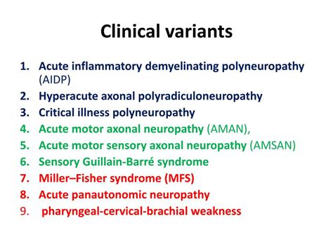 Ppt Acute Inflammatory Demyelinating Polyneuropathy Powerpoint