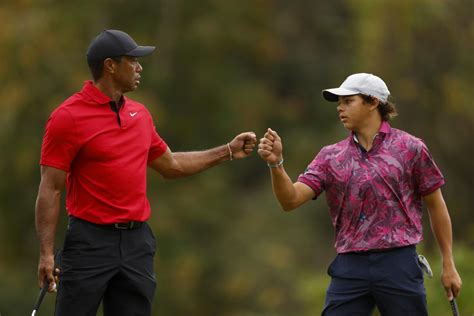 Tiger Charlie Woods Upstaged By Langer Duo At Pnc Championship Los