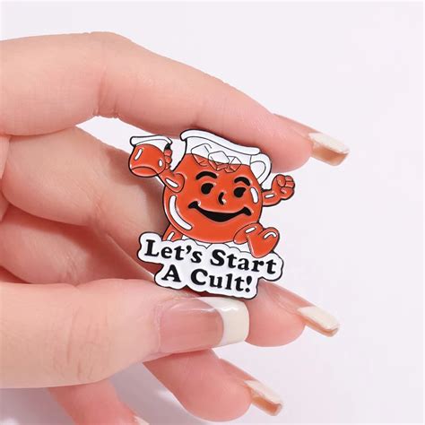 Kool Aid Man 'Let's Start A Cult' Enamel Pin - Distinct Pins