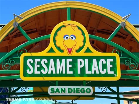 Entrance At Sesame Place San Diego Theme Park Archive