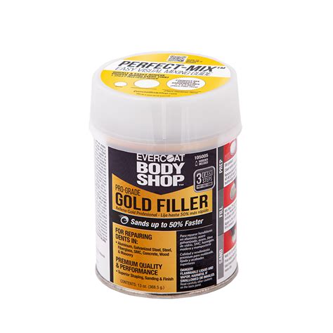 Pro Grade Gold Body Filler Oz Itw Evercoat Bodyshop