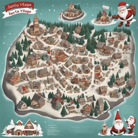 Santa Claus Village Map