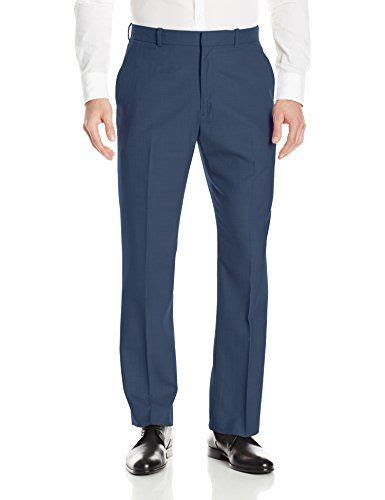 Geoffrey Beene Mens Performance Microfibre Flat Front Dress Pant With