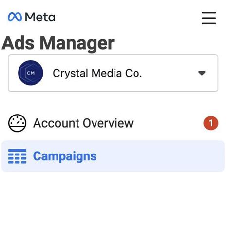 insider  accessing ads manager crystal media