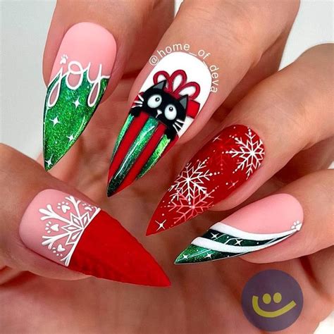 55 Unique Winter Nails Designs And Ideas To Try Cute Christmas Nails