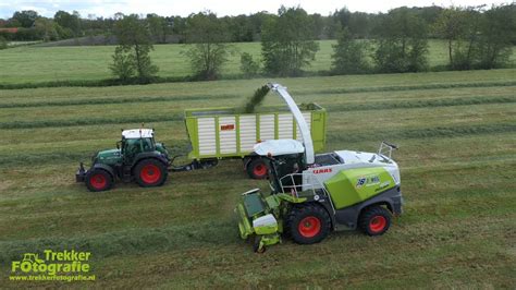 Gras Hakselen Met De Claas Jaguar Door Loonbedrijf Bol Youtube