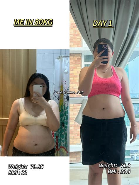 30 Days Challenge Road From 80 Kg To 58 Kg 🚀 Galeri Disiarkan Oleh