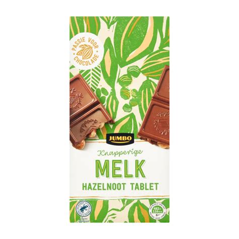 Jumbo Hazelnoot Melkchocolade Tablet 200g Aanbieding Bij Jumbo