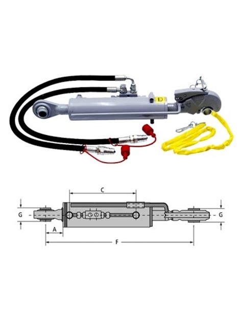 Hydraulischer Oberlenker Kat Sperrblock Oben