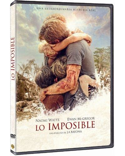 Lo Imposible Dvd Juan Antonio Bayona Naomi Watts Ewan Mcgregor