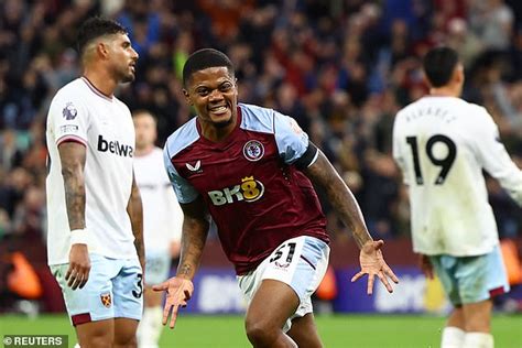 Aston Villa 4 1 West Ham Douglas Luiz At The Double With Ollie Watkins