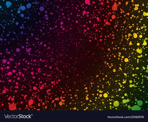 Abstract rainbow color dots background Royalty Free Vector