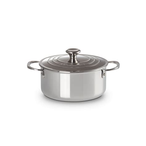 Le Creuset Stainless Steel Small Casserole With Lid 24