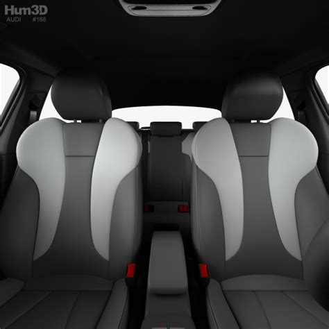 Audi A3 hatchback 3-door with HQ interior 2016 3D model - Download ...