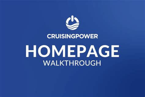 Training - Cruising Power Microsite