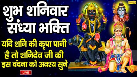 Live शनिदेव स्पेशल आज शाम शनिदेव जी का यह भजन सुनने से सारी दुःख