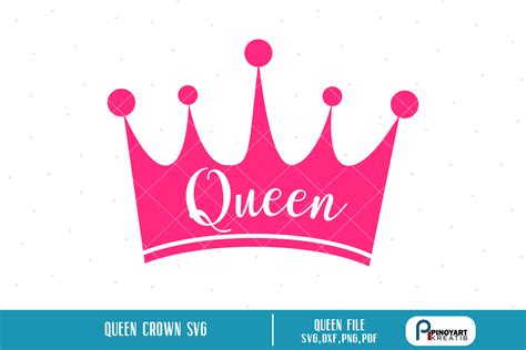 Crown Svgcrown Svg Filecrown Dxf Filequeen Svgqueen Svg