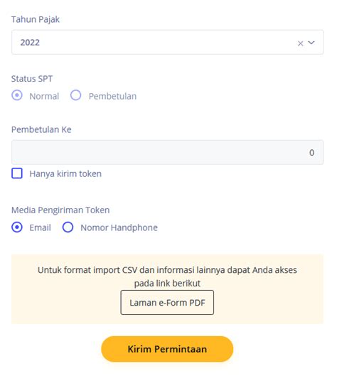 Cara Lapor Spt Tahunan Pribadi Dengan Eform