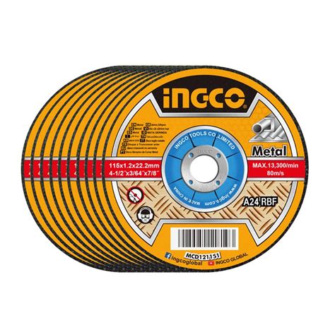 INGCO Discos De Corte Abrasivo 100 Precio Guatemala