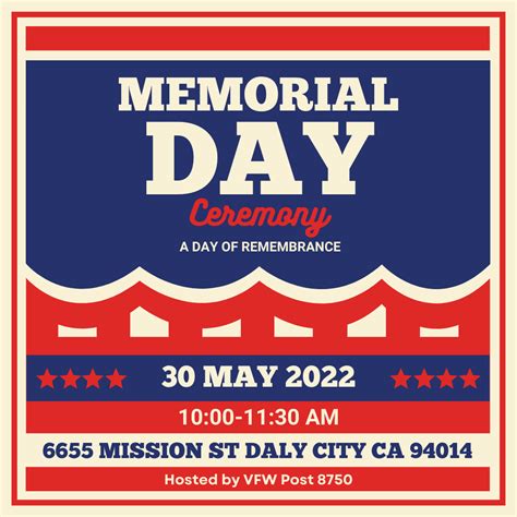 Memorial Day 2022 Calendar