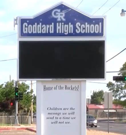 FBI tips off police about threat at Goddard High School