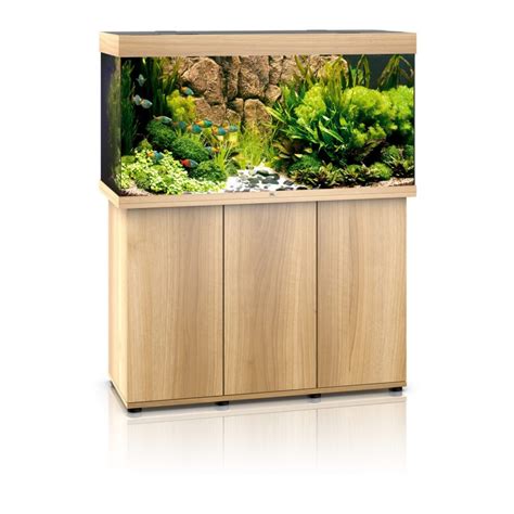 Ensemble Aquarium Meuble Rio Juwel Bois Clair Chene