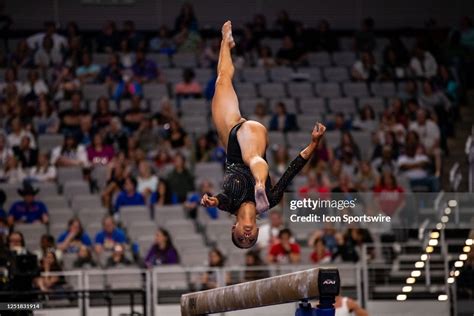 University Of Utah Gymnast Kara Eaker Performs Her Beam Routine News