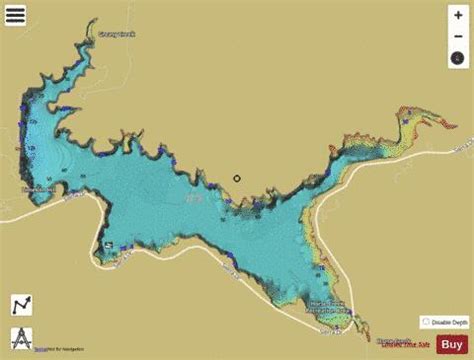 Kaweah Lake Fishing Map | Nautical Charts App