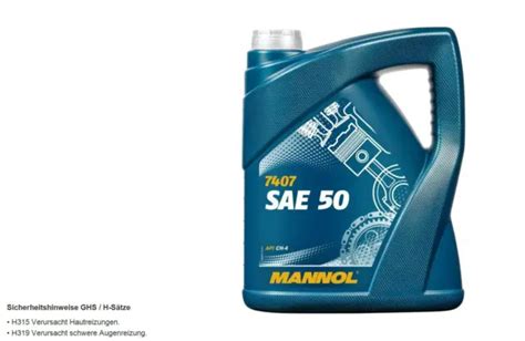 Mannol Litre Sae Huile Moteur Pour Haut Charges Api Ch Eur