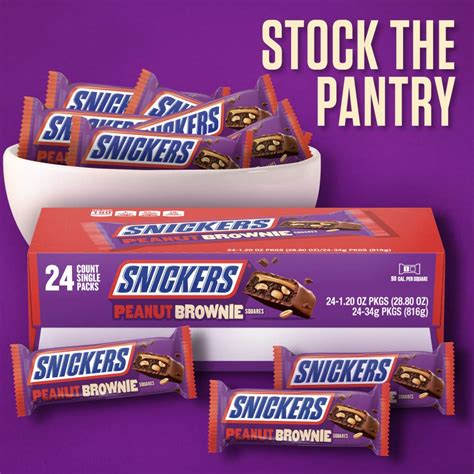 Snickers Peanut Brownie Squar B Nzmzrx Encarguelo