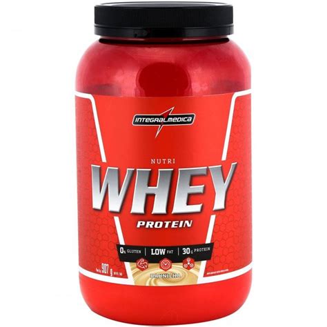 Nutri Whey Protein Integralmedica Baunilha Pote Com 907g Drogaven