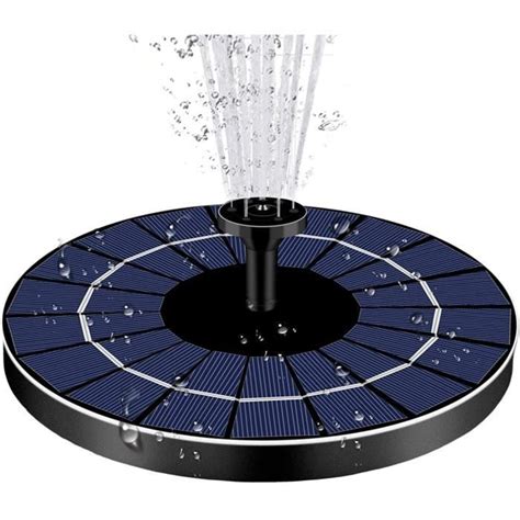 Fontaine Solaire Extrieur Flottante 35W Pompe Bassin Solaire Et Pompe