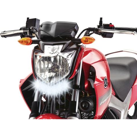 Farol Auxiliar Milha Led W Drl Moto Yamaha Ys Fazer Unid