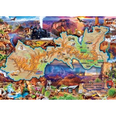 Parcs Nationaux Grand Canyon 1000 Teile MASTER PIECES Puzzle