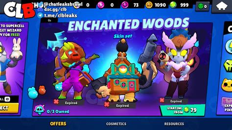 Clb Brawl Stars Leaks On Twitter Upcoming Skin Sets Enchanted