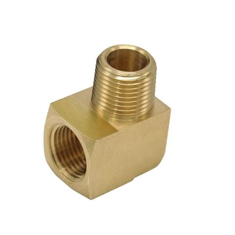 Brass Female NPT X Male NPT Extruded 45 Street Elbow