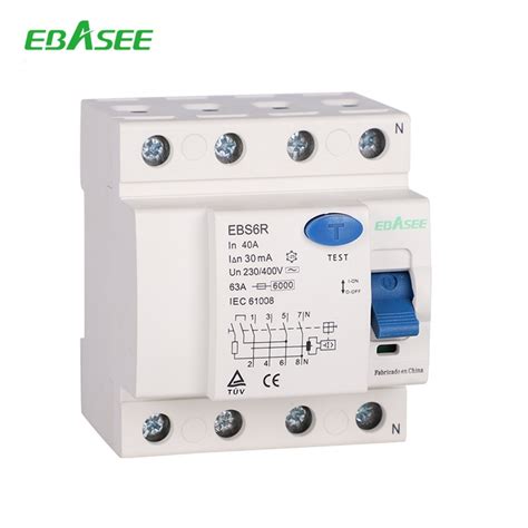 Ebs R Residual Current Circuit Breaker Shanghai Ebasee Electric Co Ltd