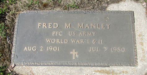 Frederick Monroe Manley 1901 1980 Memorial Find A Grave